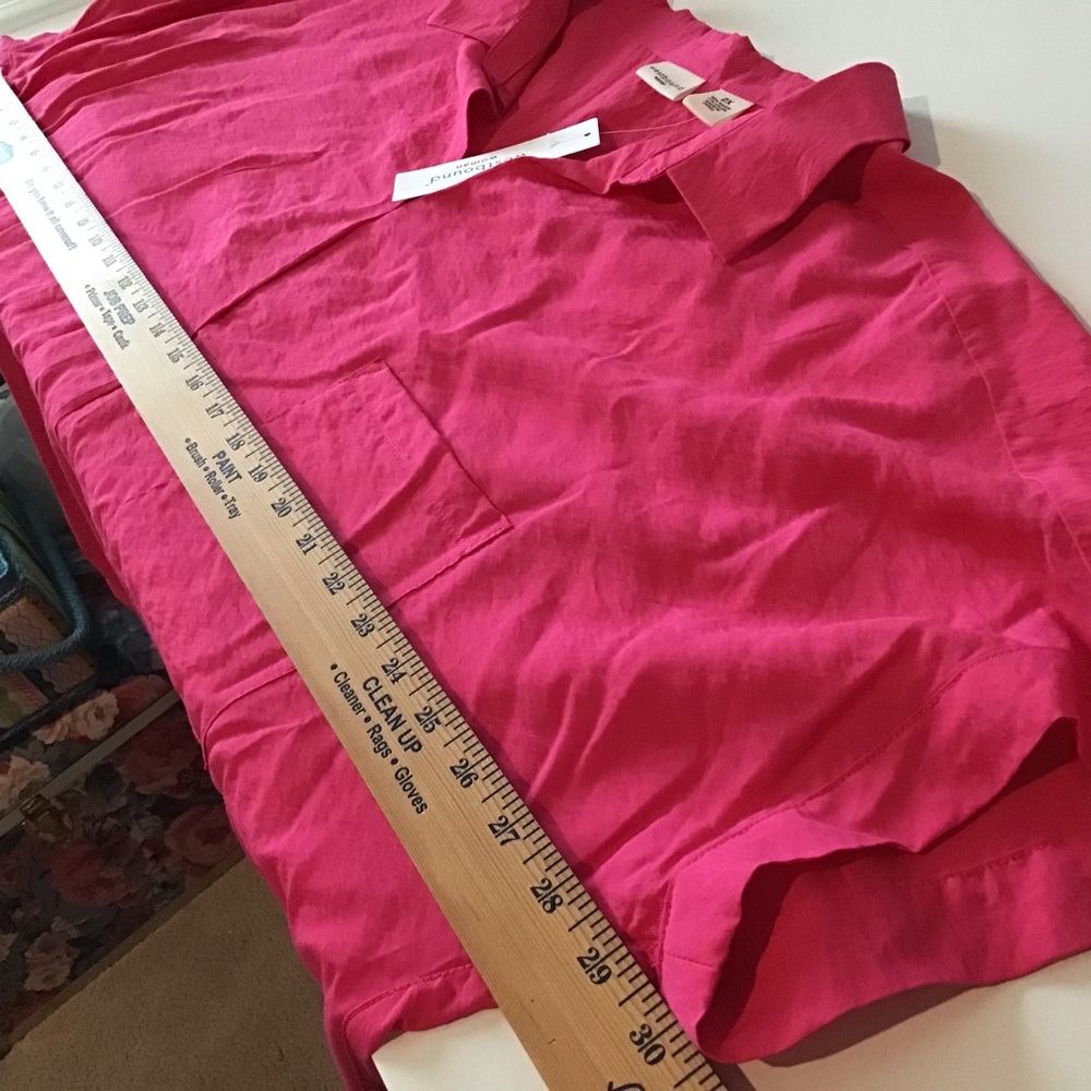 Top 2X  Raspberry , Short Sleeve NWT - Picture 4 of 7